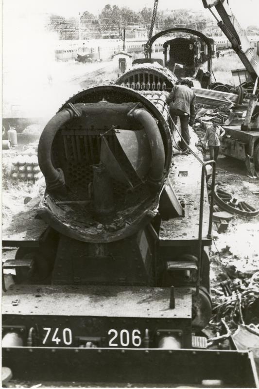 0012 Deposito Locomotive Treviso Demolizioni fine anni 70 Foto Nazario Bobbo.JPG