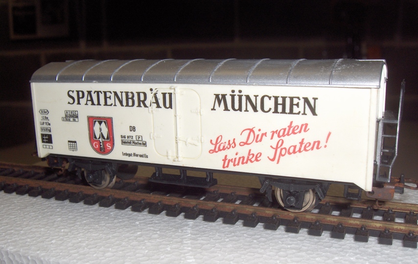 1968 - Carro frigo Spatenbräu delle DB (Lima art. 3111).JPG