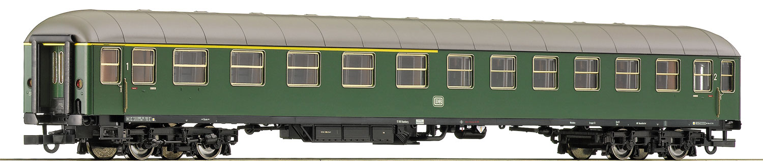 Roco 64497 Carrozza X 1a 2a classe per treni rapidi livrea verde Epoca III anni 60.jpg